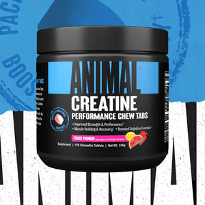 Animal Creatine Chews Creatina 120 Tabletas Masticables