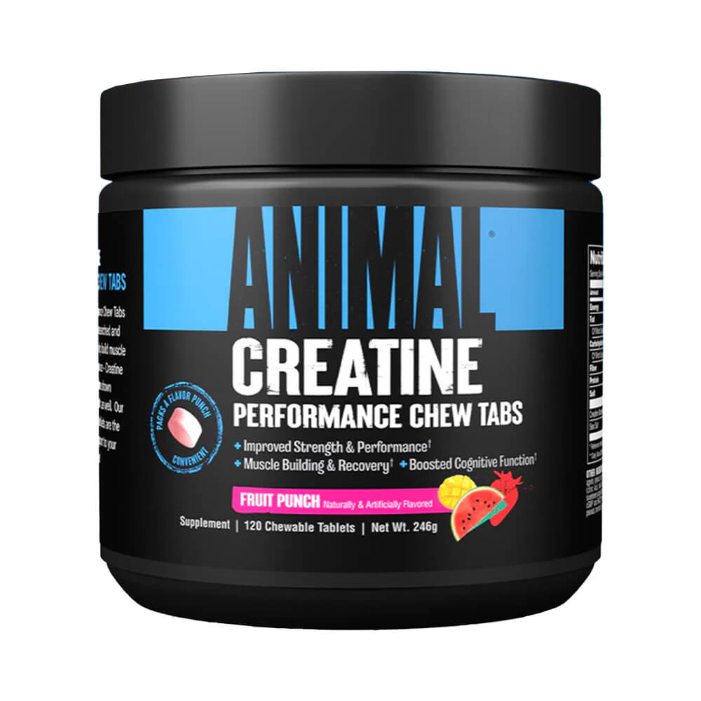 Animal Creatine Chews Creatina 120 Tabletas Masticables