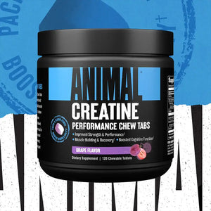 Animal Creatine Chews Creatina 120 Tabletas Masticables