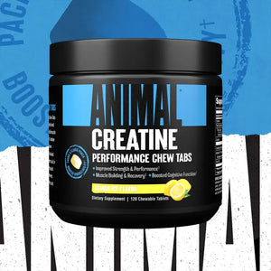 Animal Creatine Chews Creatina 120 Tabletas Masticables