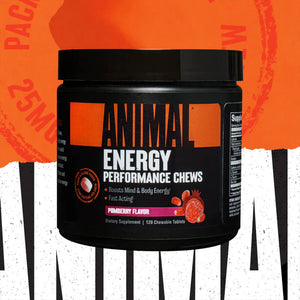 Animal Energy Chews Pre-Entreno 120 Tabletas Masticables