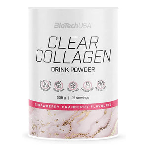 Colágeno Hidrolizado BiotechUSA Clear Collagen Strawberry-Cranberry 308 Gr
onelastrep.cl