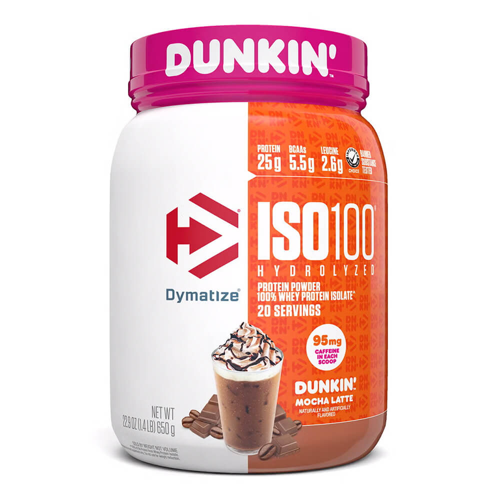 Dymatize ISO100 Hydrolyzed Dunkin Proteina Hidrolizada 20 Servicios