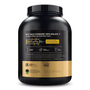 Proteína Aislada Optimum Nutrition Gold Standard 100% Isolate 5 Lb Chocolate Bliss onelastrep.cl