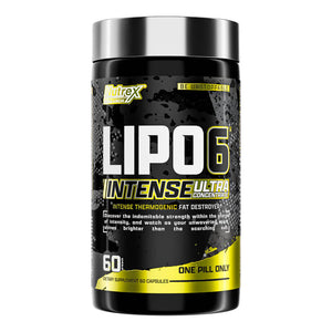 Nutrex Lipo-6 Black Intense Quemador de Grasa 60 Capsulas